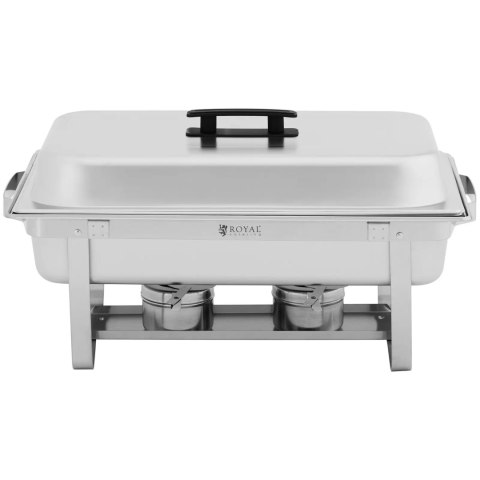 Podgrzewacz bemar bufetowy do potraw na pastę z pojemnikami GN 2 x 8l - zestaw 2 szt. Royal Catering