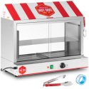 Podgrzewacz witryna grzewcza do hot dogów na 300 parówek 100 bułek 30 - 110 C 2400 W Royal Catering