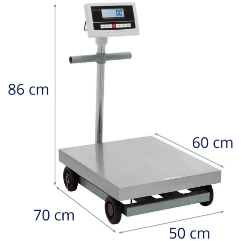 Waga platformowa magazynowa kontrolna 50 x 60 cm 600 kg / 0.1 kg Steinberg Systems