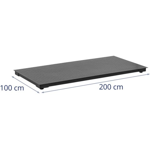 Waga platformowa weterynaryjna dla zwierząt 100 x 200 cm 1.5 t / 2 kg Steinberg Systems