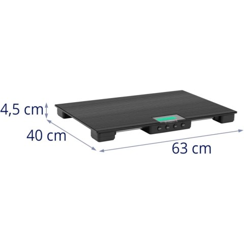 Waga platformowa weterynaryjna dla zwierząt 63 x 40 cm 30 kg / 10 g Steinberg Systems
