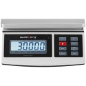Waga pocztowa paczkowa LCD 21 x 27 cm 30 kg / 1 g Steinberg Systems