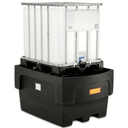 Wanna wychwytowa podstawa pod 1 zbiornik IBC 1100L plastikowa PE CEMO 10950 GSG24