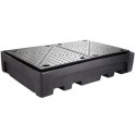 Wanna wychwytowa podstawa pod 2 zbiorniki IBC 1100L plastikowa PE CEMO 10952 GSG24