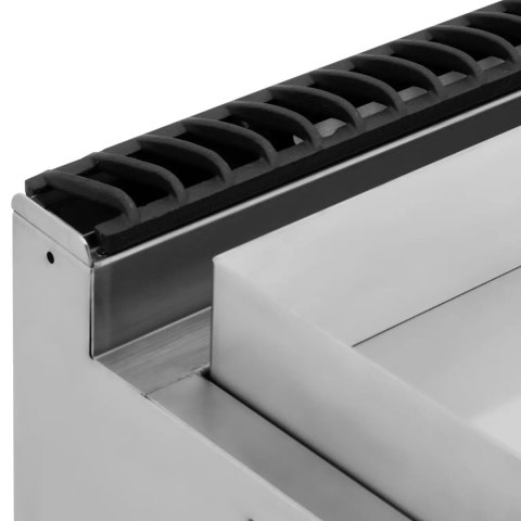 Grill płyta grillowa gładka z szafką na gaz propan / LPG / ziemny 12 kW Royal Catering