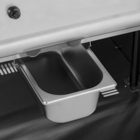 Grill płyta grillowa gładka z szafką na gaz propan / LPG / ziemny 12 kW Royal Catering