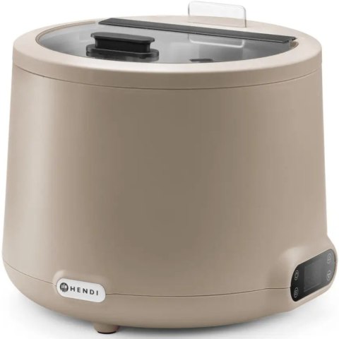 Kociołek termos do zupy elektryczny UNIQ śr. 365 x 325 mm 8 l 500 W - beżowy Hendi
