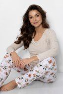Piżama Esme Cannabis Beige S