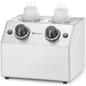 Podgrzewacz elektryczny do sosów butelek podwójny 2 strefy 2x 650 ml 200 W Hendi