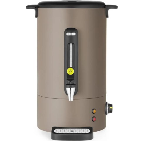 Warnik do wody grzanego wina z kranem tacką ociekową UNIQ 16 l 1650 W - taupe Hendi