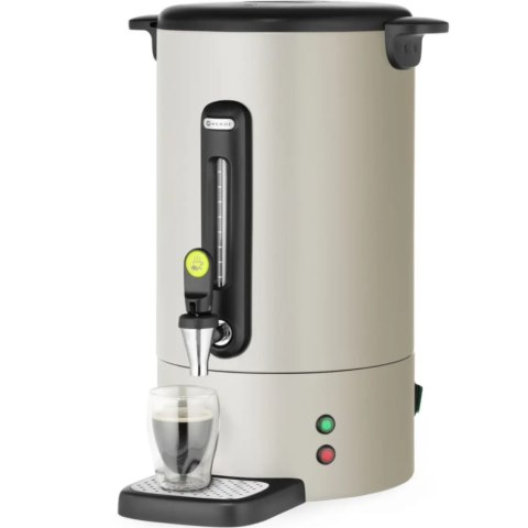Zaparzacz do kawy z kranem ociekaczem UNIQ 14 l 1750 W - jasnoszary Hendi