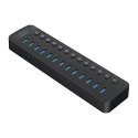 Hub CT2U3-13AB z włącznikami 13x USB-A - czarny ORICO
