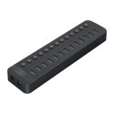 Hub CT2U3-13AB z włącznikami 13x USB-A - czarny ORICO