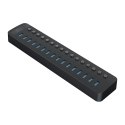 Hub CT2U3-16AB z włącznikami 16x USB-A - czarny ORICO