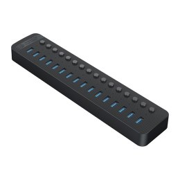 Hub CT2U3-16AB z włącznikami 16x USB-A - czarny ORICO