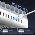 Inteligentna stacja ładowania DUK-10P-V1 do telefonów tabletów 10x USB-A - biała ORICO