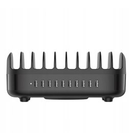 Inteligentna stacja ładowania DUK-10P-V1 do telefonów tabletów 10x USB-A - czarna ORICO