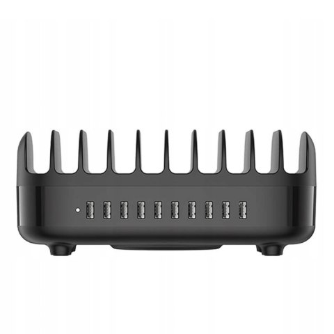 Inteligentna stacja ładowania DUK-10P-V1 do telefonów tabletów 10x USB-A - czarna ORICO