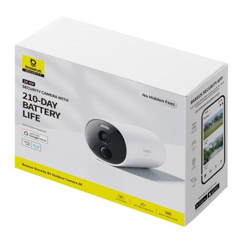 Kamera zewnętrzna Security B1 do monitoringu 8GB Wi-Fi 100 lm 7800 mAh BASEUS