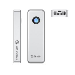 Kieszeń obudowa na dysk OUM2-G20 M.2 NVME USB-C 20Gb/s - srebrna ORICO