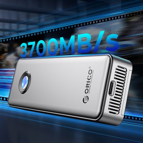 Kieszeń obudowa na dysk OUM2-G20 M.2 NVME USB-C 20Gb/s - srebrna ORICO