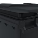Kontener pojemnik na odpady śmieci komunalne PZH EN 840-2 DIN 1100L - czarny GSG24