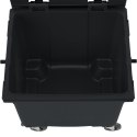 Kontener pojemnik na odpady śmieci komunalne PZH EN 840-2 DIN 1100L - czarny GSG24
