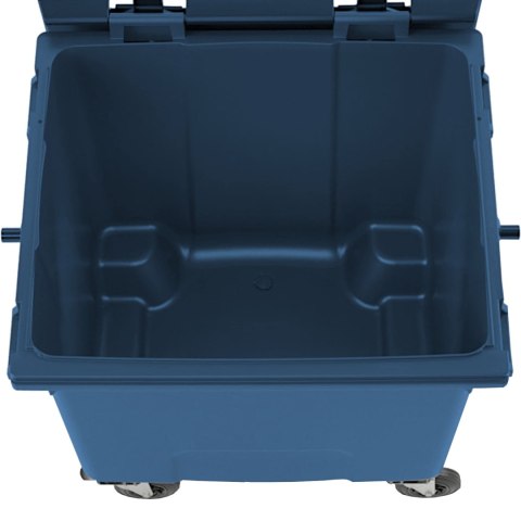 Kontener pojemnik na odpady śmieci komunalne PZH EN 840-2 DIN 1100L - niebieski GSG24