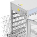 Parowar parowiec do pierogów 5 rusztów 30-110C 37 l 1250 W Royal Catering