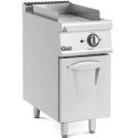 Płyta grillowa grill elektryczny ryflowany z szafką 33.5 x 55 cm 5.4 kW Royal Catering