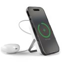 Powerbank bezprzewodowy 10000mAh USB-C MagSafe z podstawką - biały PURO