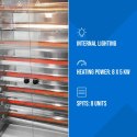 Rożen gazowy opiekacz do 40 kurczaków 8 szpikulców propan-butan 40 kW Royal Catering