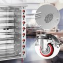 Rożen gazowy opiekacz do 40 kurczaków 8 szpikulców propan-butan 40 kW Royal Catering