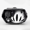 Sakwa rowerowa z funkcją plecaka wodoodporna z zaczepem na kask 18l - czarna ROCKBROS
