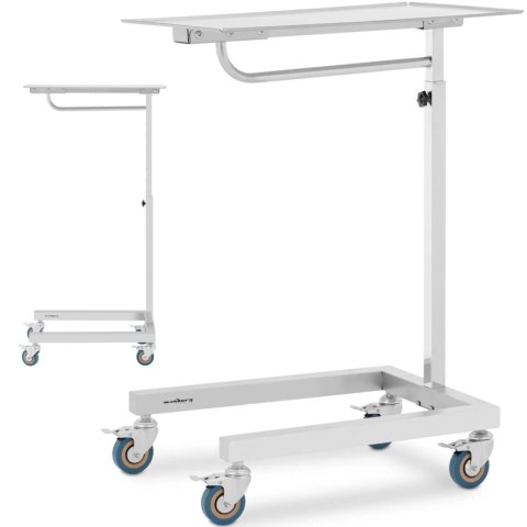 Stolik wózek instrumentalny asystor zabiegowy regulowany STAL 60 x 40 cm Steinberg Systems