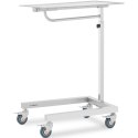 Stolik wózek instrumentalny asystor zabiegowy regulowany STAL 60 x 40 cm Steinberg Systems
