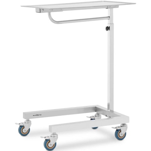 Stolik wózek instrumentalny asystor zabiegowy regulowany STAL 60 x 40 cm Steinberg Systems