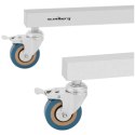 Stolik wózek instrumentalny asystor zabiegowy regulowany STAL 60 x 40 cm Steinberg Systems
