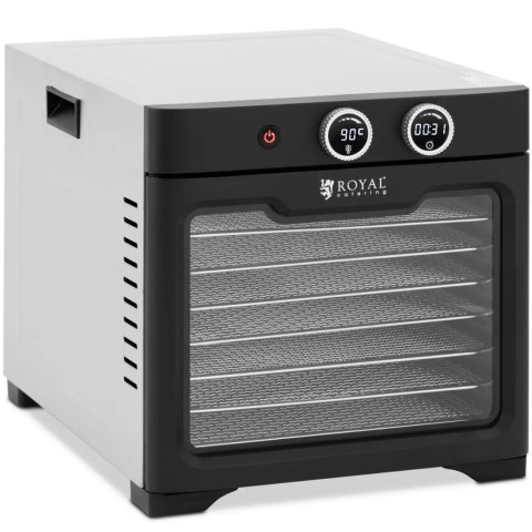 Suszarka do żywności owoców grzybów ziół 8 rusztów 800 W Royal Catering
