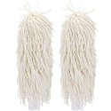 Szczotki wymienne do polerki do szkła duże 235 x 55 mm - zestaw 2 szt. Hendi