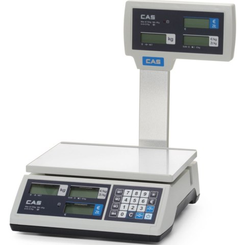Waga kalkulacyjna handlowa z legalizacją wysięgnikiem do 15 kg 290x209 mm CAS