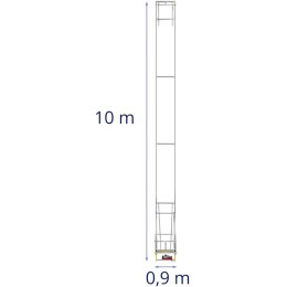 Winda wciągarka dekarska budowlana z pilotem 10 m do 300 kg 1500 W MSW