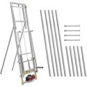 Winda wciągarka dekarska budowlana z pilotem 15 m do 200 kg 1500 W MSW