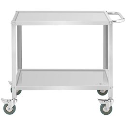 Wózek kelnerski cateringowy do serwowania 2 półki 80 x 57 cm do 100 kg Royal Catering