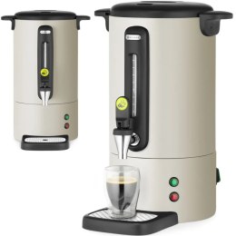 Zaparzacz do kawy z kranem ociekaczem UNIQ 7 l 1050 W - jasnoszary Hendi