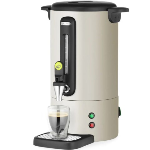Zaparzacz do kawy z kranem ociekaczem UNIQ 7 l 1050 W - jasnoszary Hendi