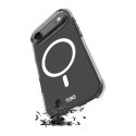Etui pokrowiec na iPhone 17 Air TPU PC Impact Clear D3O MagSafe - przezroczyste PURO