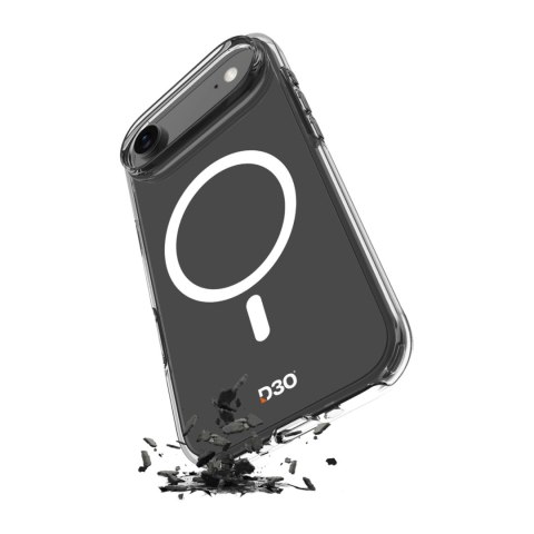Etui pokrowiec na iPhone 17 Air TPU PC Impact Clear D3O MagSafe - przezroczyste PURO