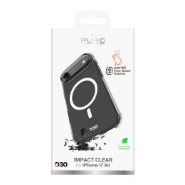 Etui pokrowiec na iPhone 17 Air TPU PC Impact Clear D3O MagSafe - przezroczyste PURO