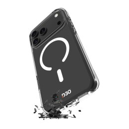 Etui pokrowiec na iPhone 17 Pro Max TPU PC Impact Clear D3O MagSafe - przezroczyste PURO